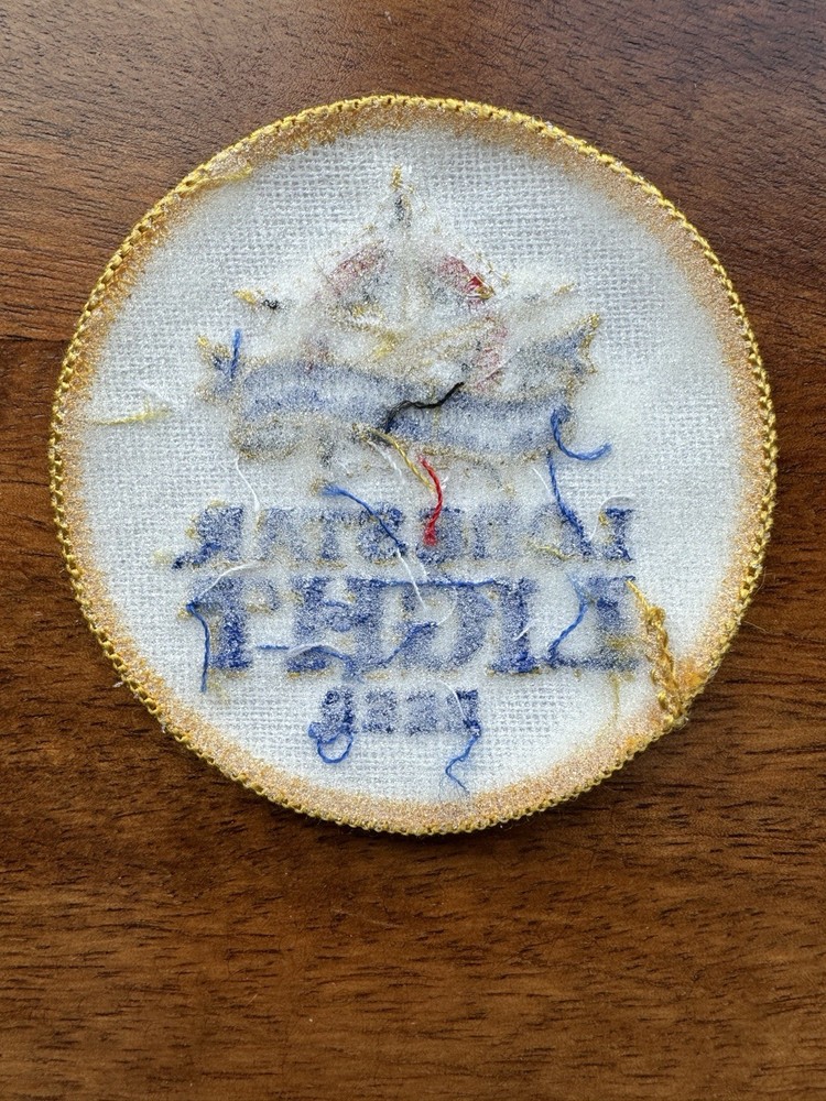 Lone Star Light Beer Embroidered Iron on Hat Patch