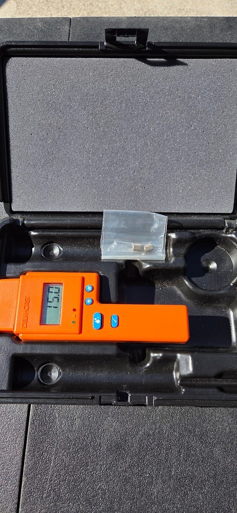 Delmhorst BD-2100 Digital Moisture Reader Meter Tester w. Probes & Case