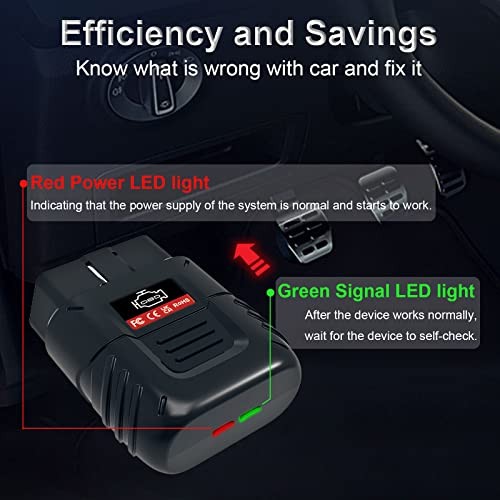 OBD2 Scanner Bluetooth Auto Diagnostic Scan Tool Car Fault Check Engine Light
