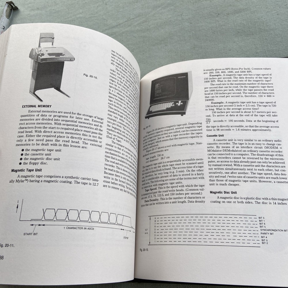 Microcomputers AJ Dirksen Tab Vintage Computer Book 1st Printing Intel HC 1982