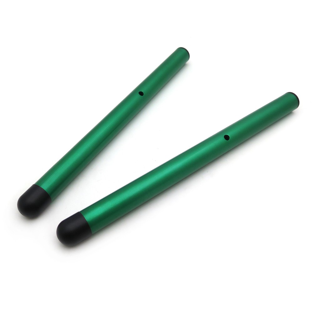 2pcs Handlebars Clip-on 7/8" Fork Tube 22mm Handle Bars Replacement Green