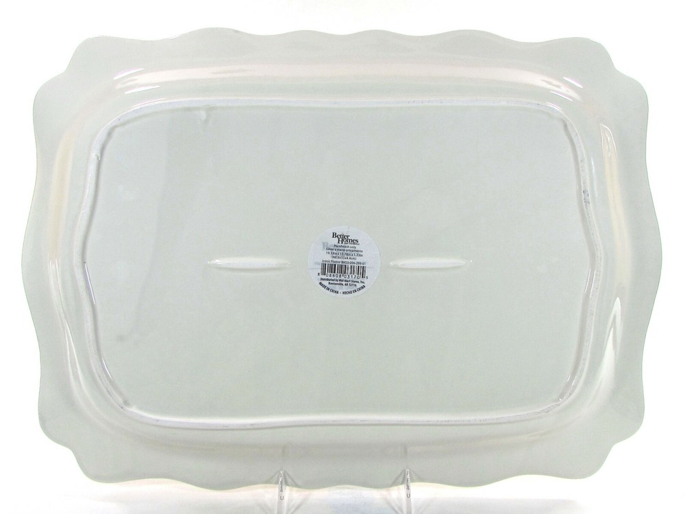 Better Homes & Gardens WINTER FOREST - BARN 19" Serving Platter Heritage