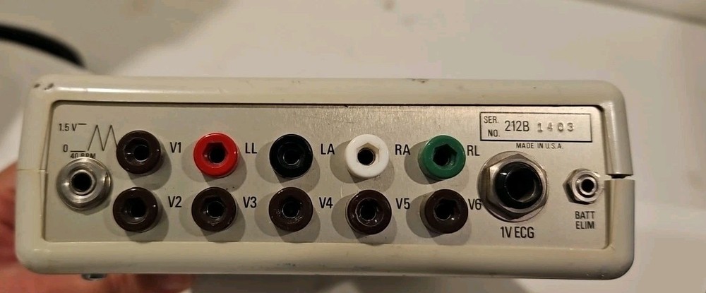 Dynatech Model 212B Patient Simulator: ECG Complex, Respiration, Blood Pressure