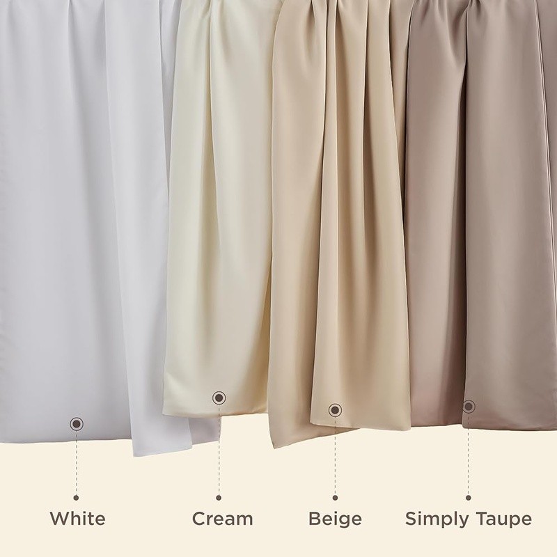 Bamboo Rayon Pillowcase Set Cool Breathable Silk Soft Easy Care Envelope Closure
