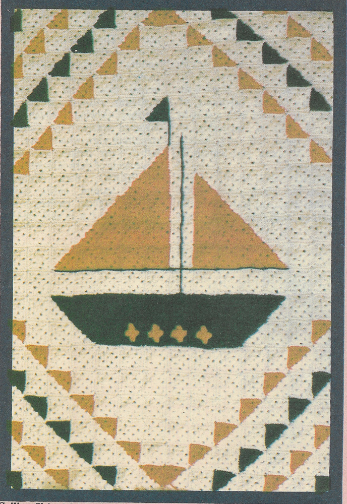 Sailing Ship Child's Afghan crochet pattern instructions