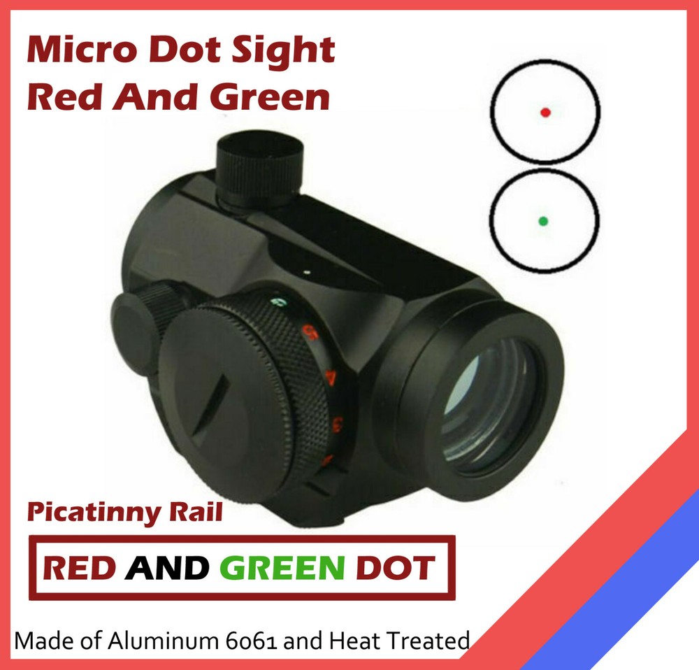 Red and Green RED Dot Sight Tunnel Vision