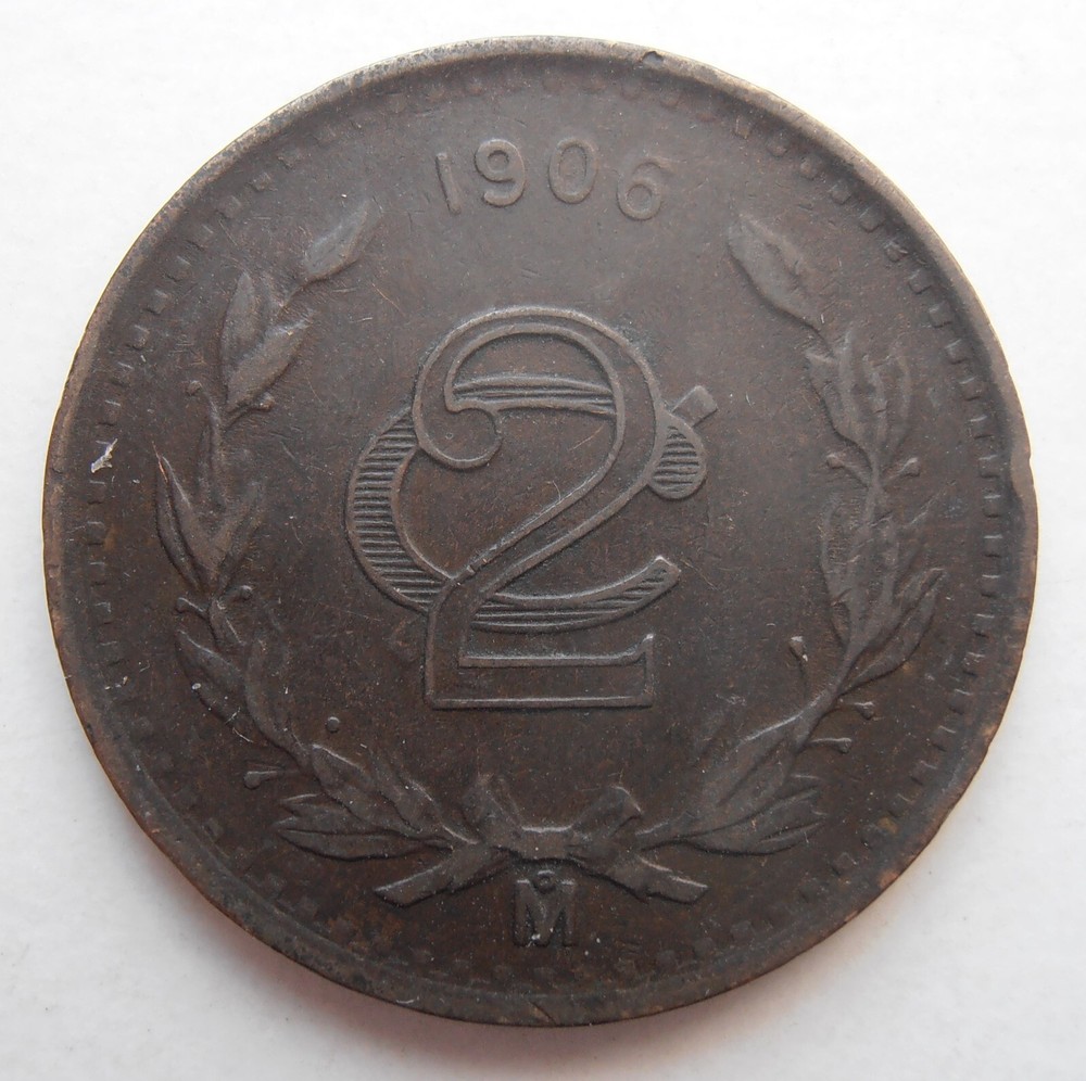 MEXICO 2 CENTAVOS 1906