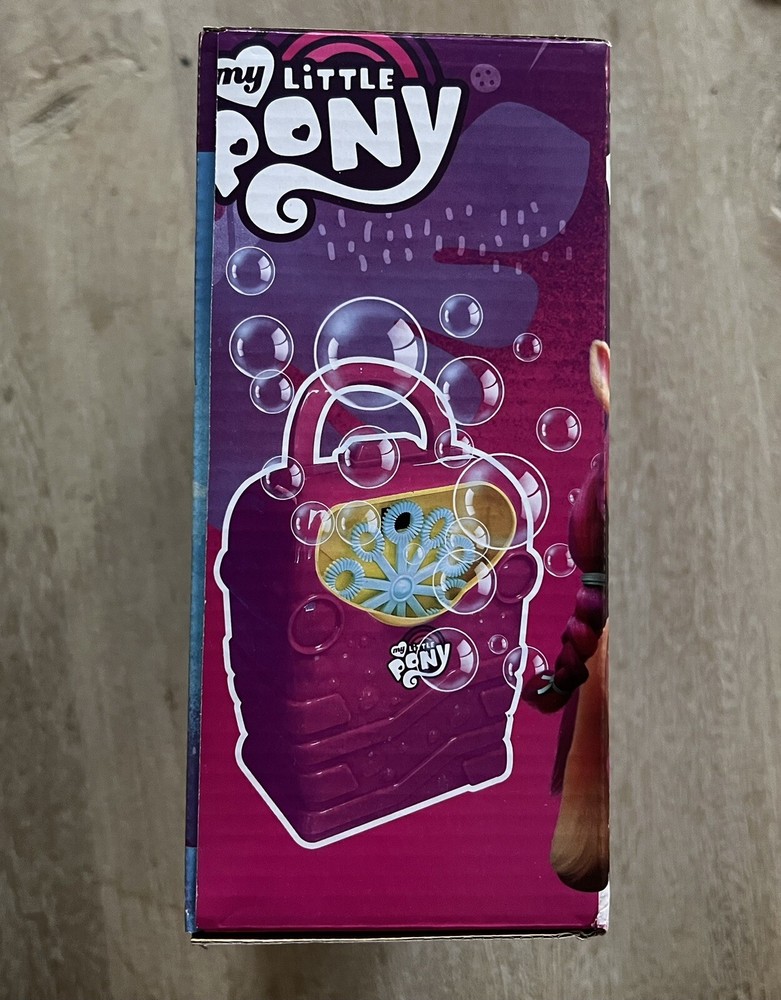 My Little Pony Magical Bubble Blower Machine With Premium Bubble Solution NIB