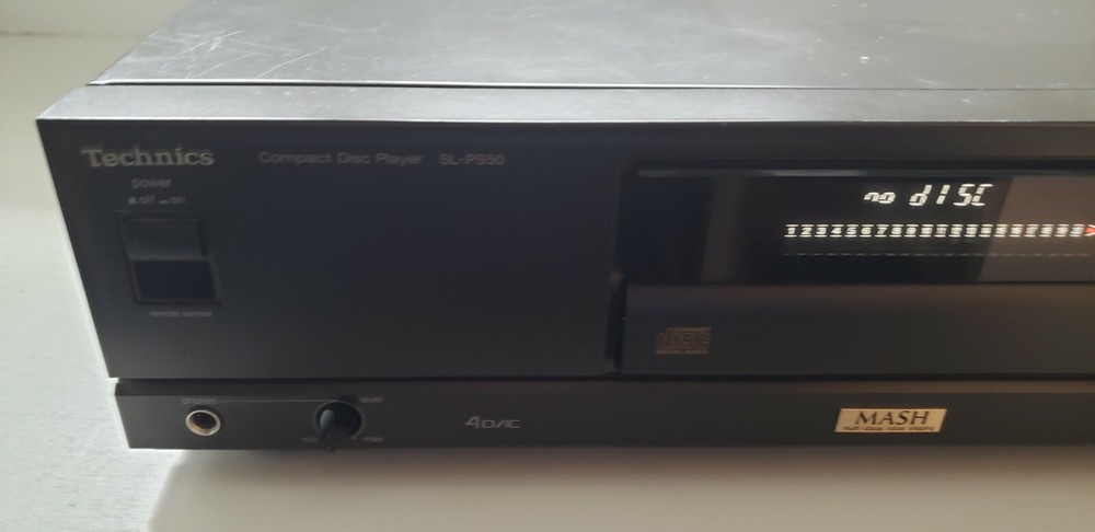 Vintage Technics Compact Disc Player SL-PS50 Mash Multi-Stage Noise Shaping
