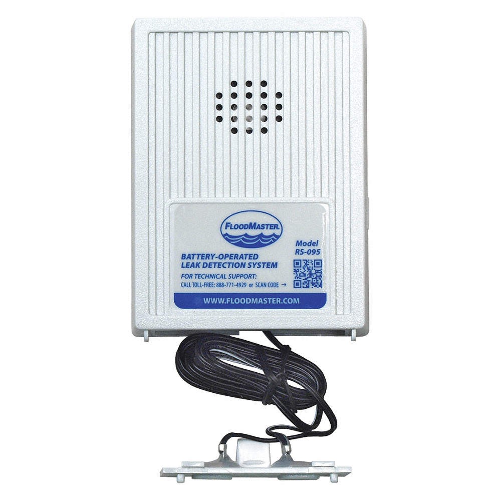 FLOODMASTER RS-095 Water Detector & Alarm,Battery 11K230