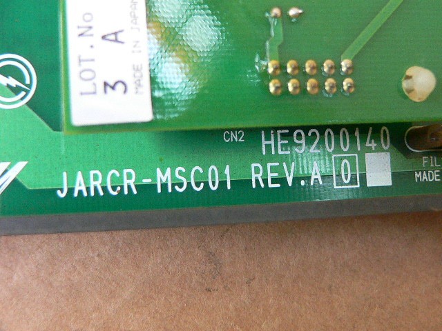 Yaskawa Jarcr-Msc01 Robotic Pc Control Board