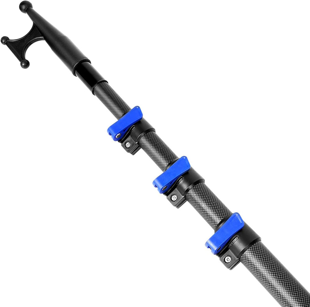 Carbon Fiber Telescoping Boat Hook, Boat Hooks for Docking with Telescoping Exte