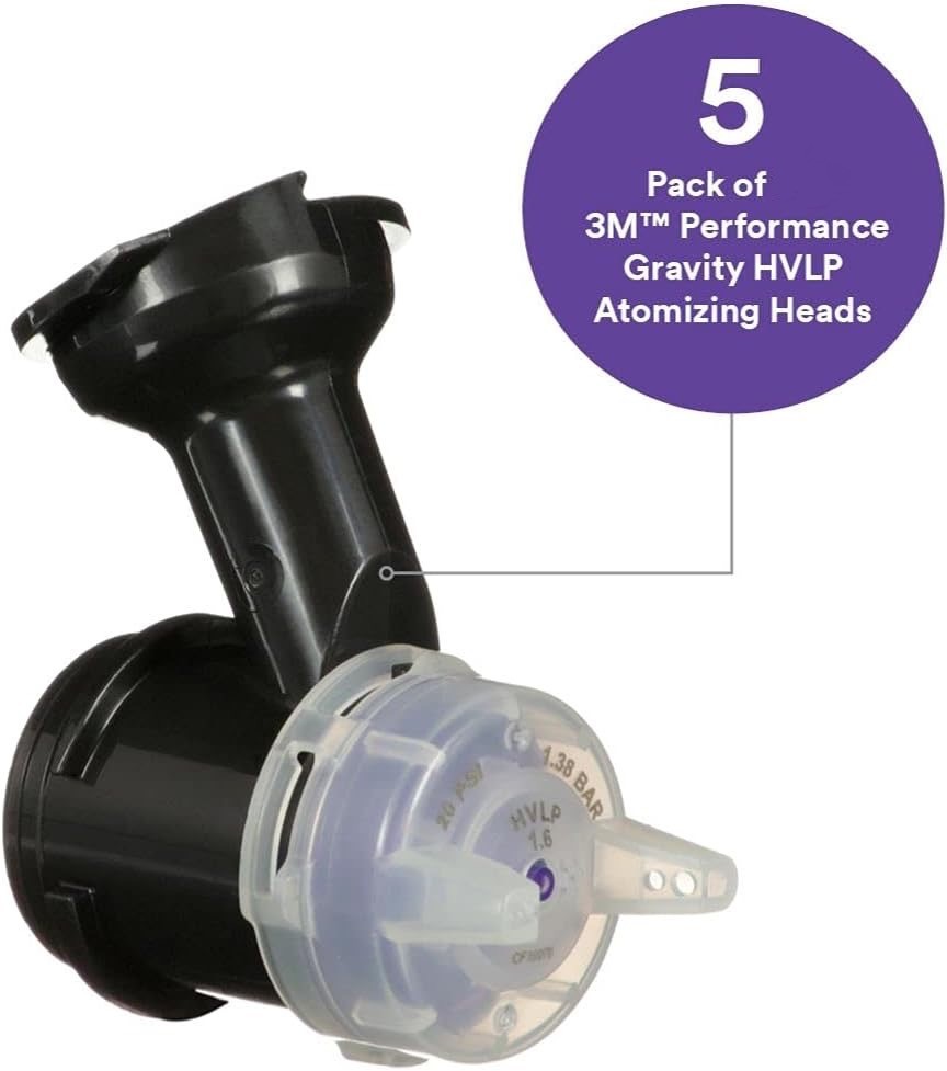 3M Performance Gravity 26716 HVLP Atomizing Head Refill Kit - NEW