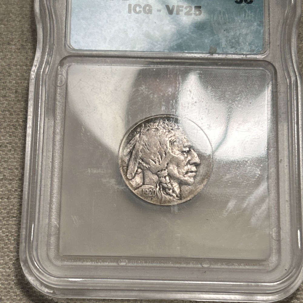 1920D ICG VF25 Buffalo Nickel
