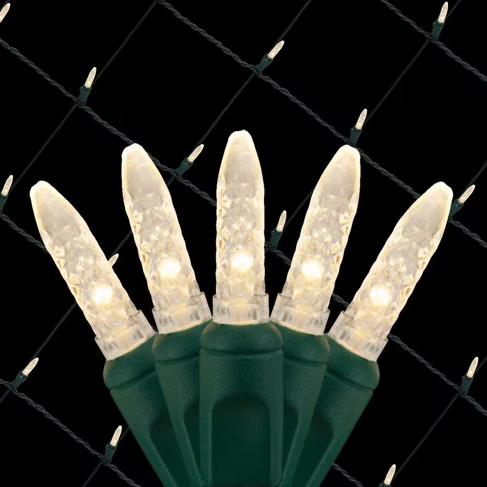 48 In. X 72 In. 100-Light M5 LED Warm White Net Light Set