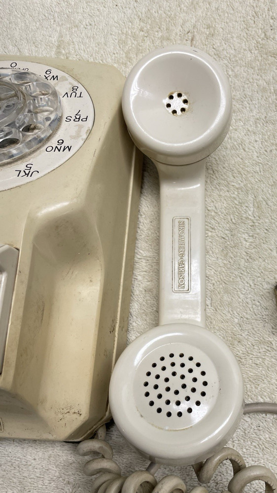 Vintage Rotary Phone Tan