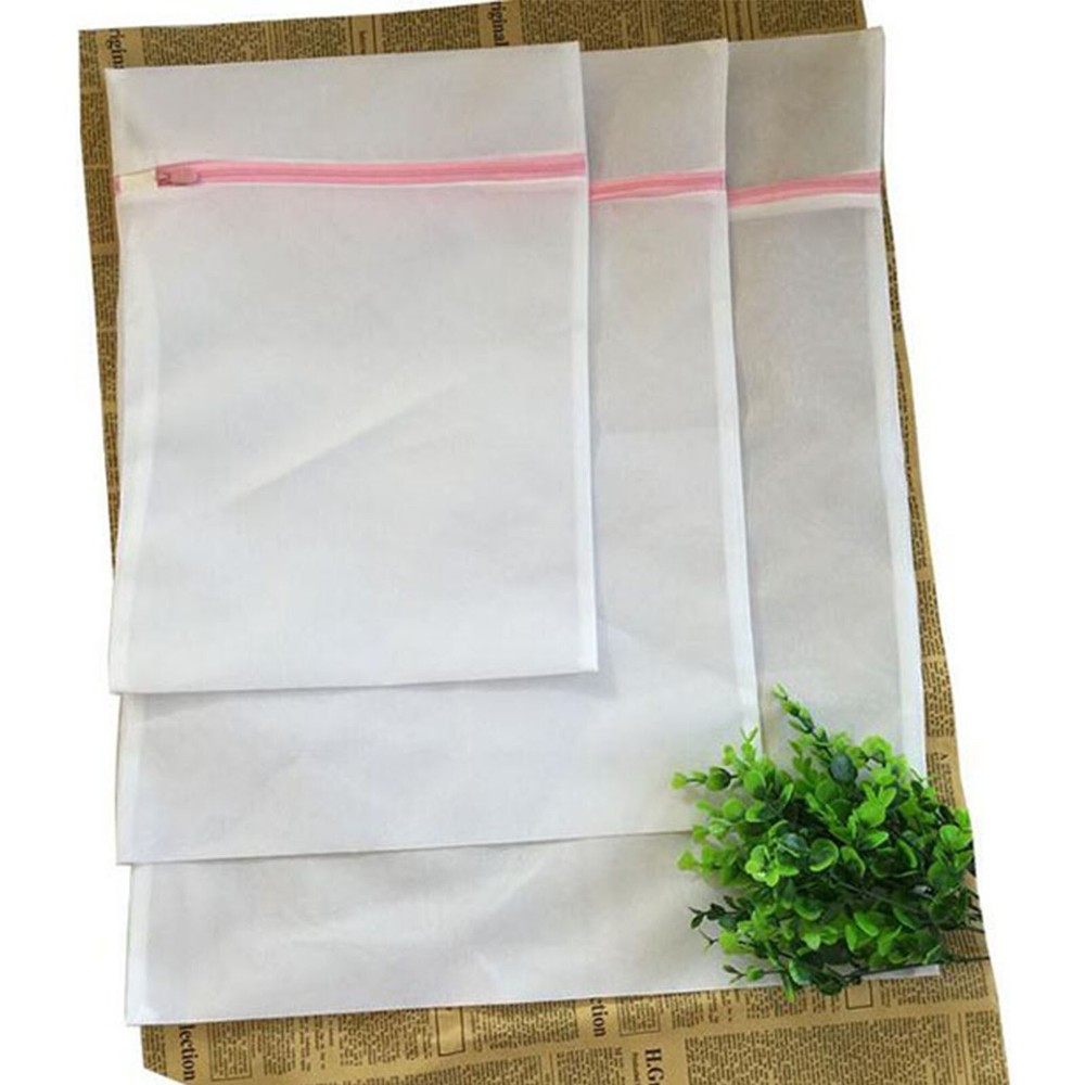 3Pcs Laundry Washing Machine Net Mesh Bag Clothes Sorting Laundry Bag Three Size