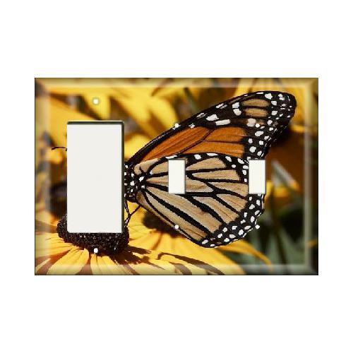 SnazzySwitch Monarch Decorative Light Switch Plate Cover