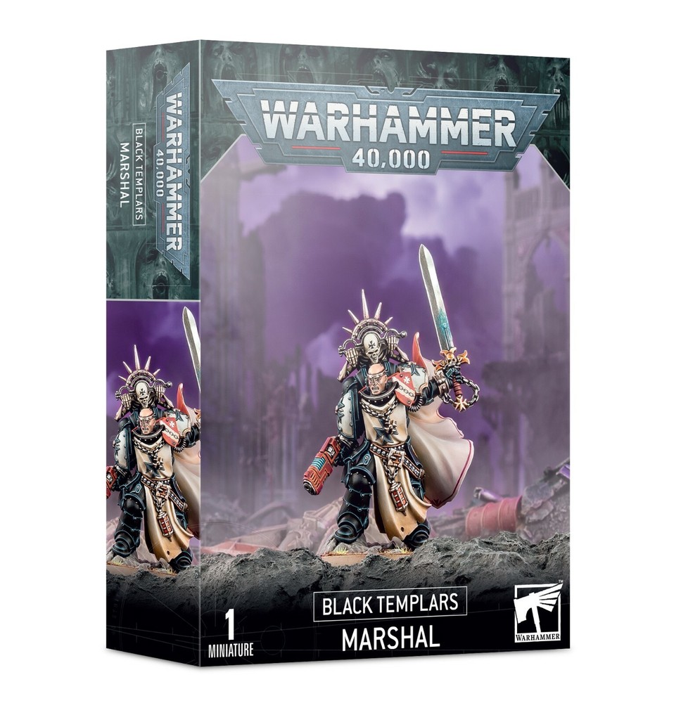 Marshal Black Templars Warhammer 40K Space NIB