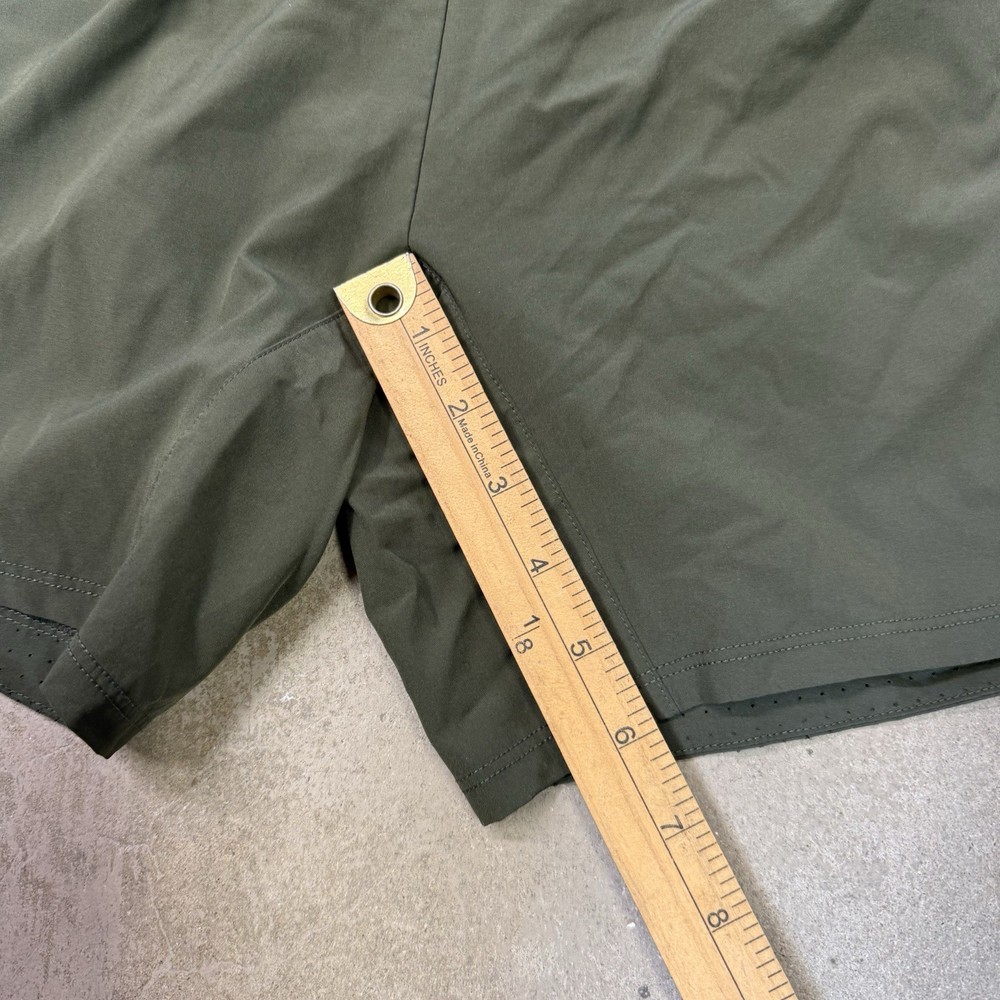 LSKD Challenger 6" Performance Short Men's Large Olive Green Training Stretch