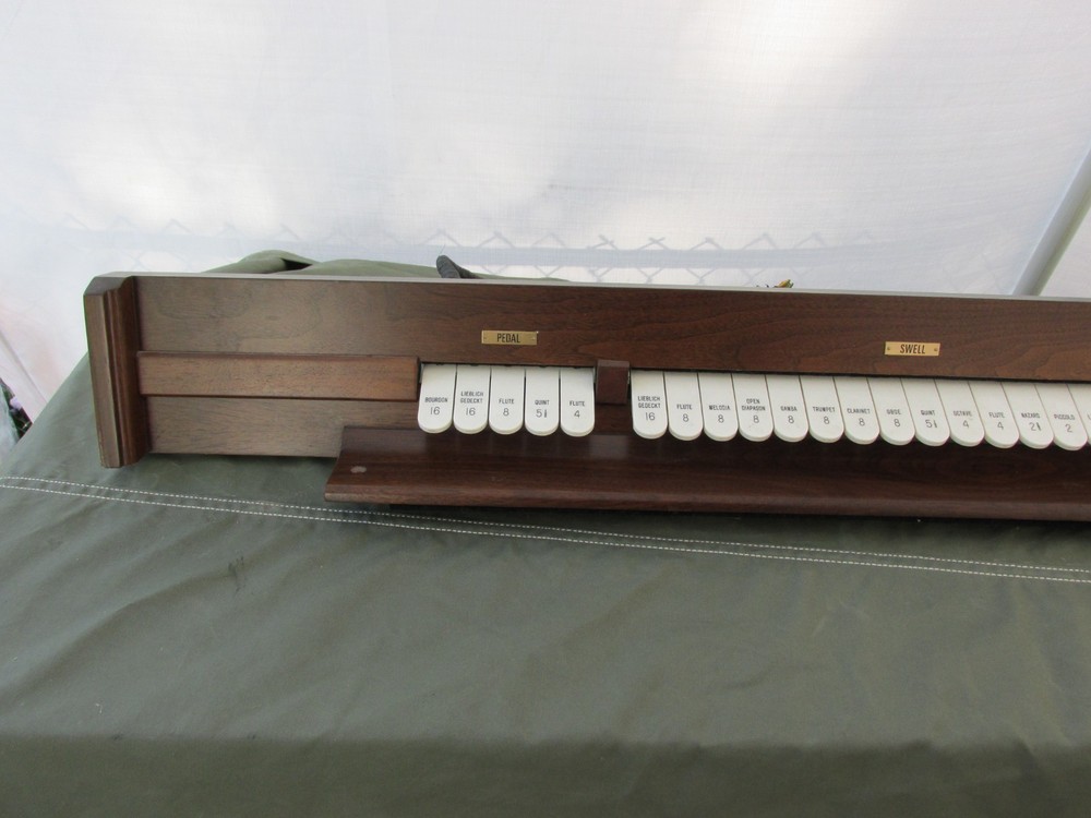 Allen Organ T-12A Tab Rail Panel