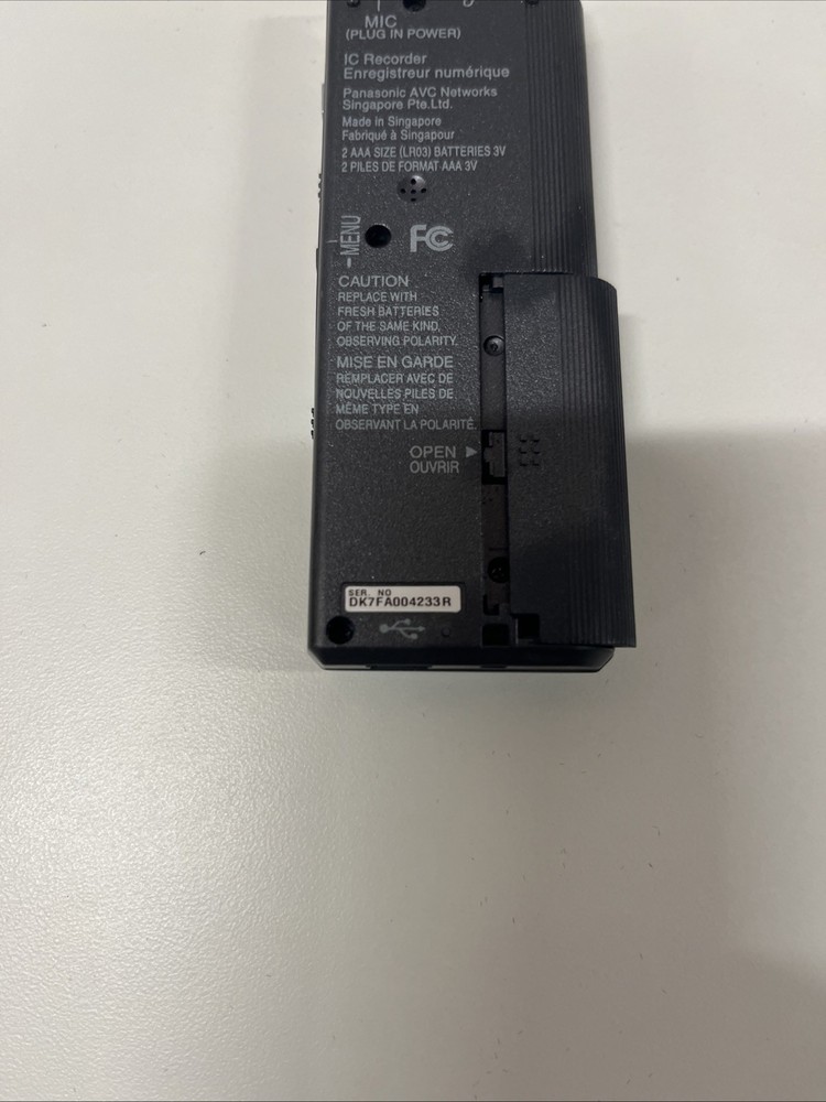 Panasonic RR-US450 Handheld IC Recorder - Tested