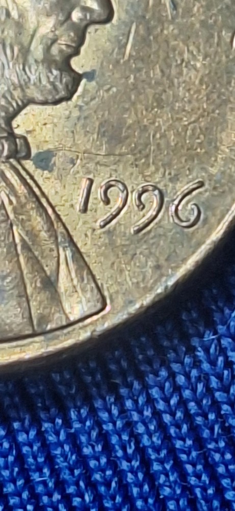 1996 No Mint Mark Dd Date Error Penny
