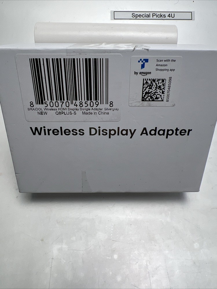 Wireless HDMI Display Dongle Adapter, Portable Transmitter, Streaming Media Read