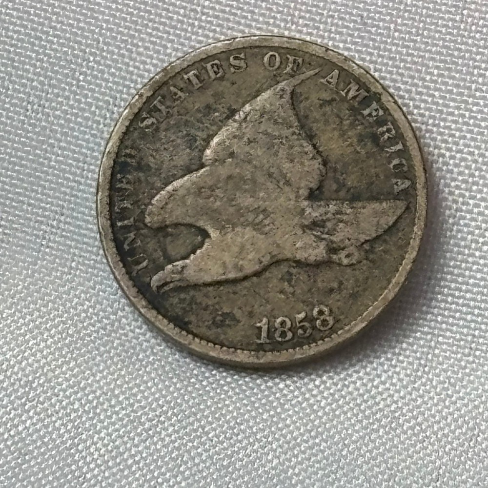 1858 Flying Eagle Small Letter