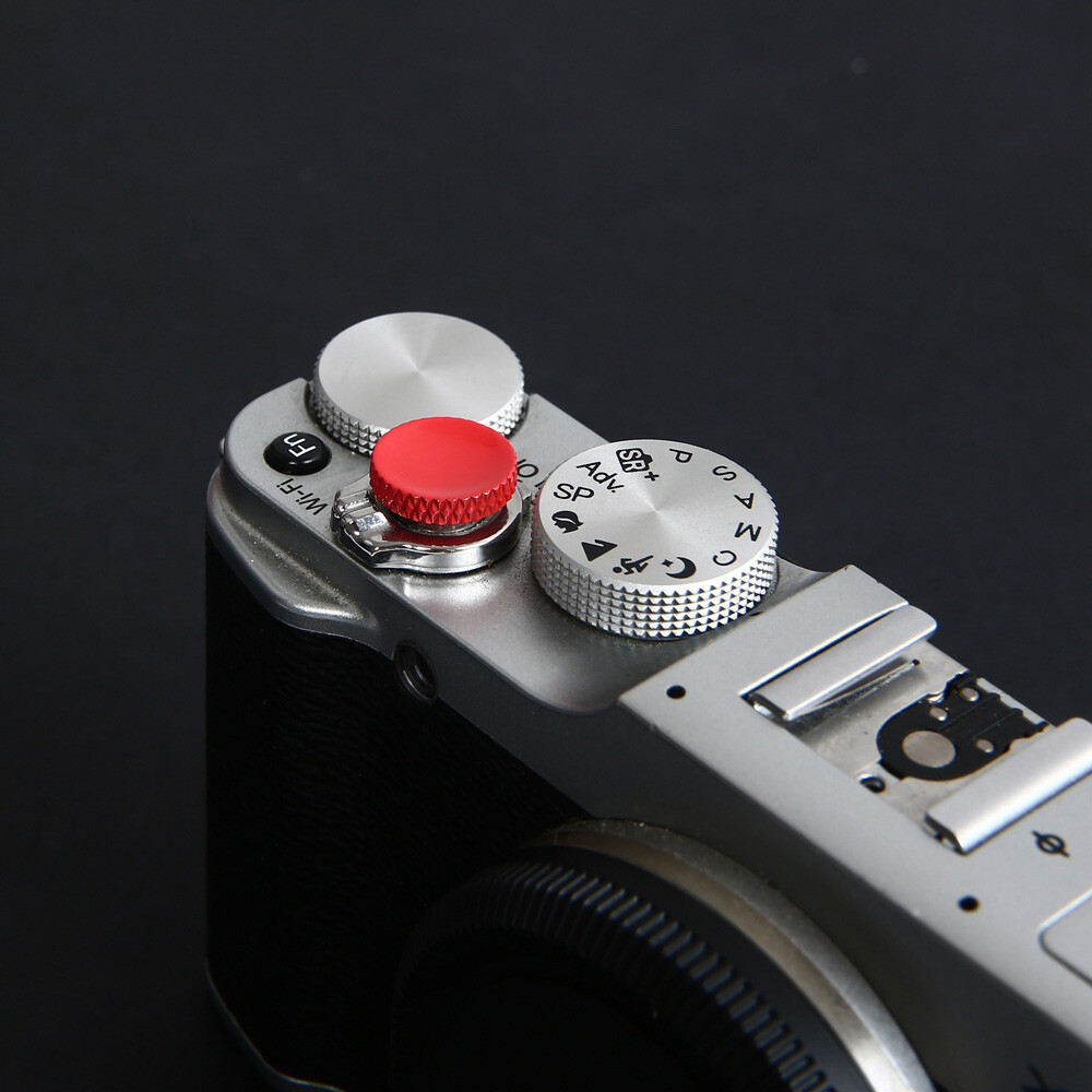 3M Paste Metal Concave Shutter Release Button For Panasonic GX85 GX80