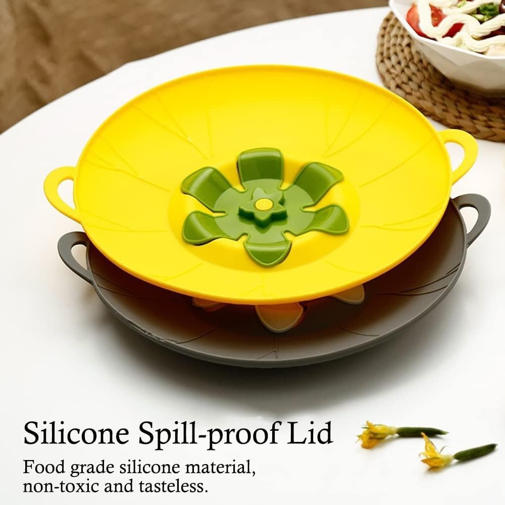 Multi-Function Silicone Lid Set - Perfect for Boiling & Splatter Protection