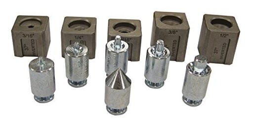 (71098 Silver 37 Degree Hydraulic Flaring Tool Adapter Set