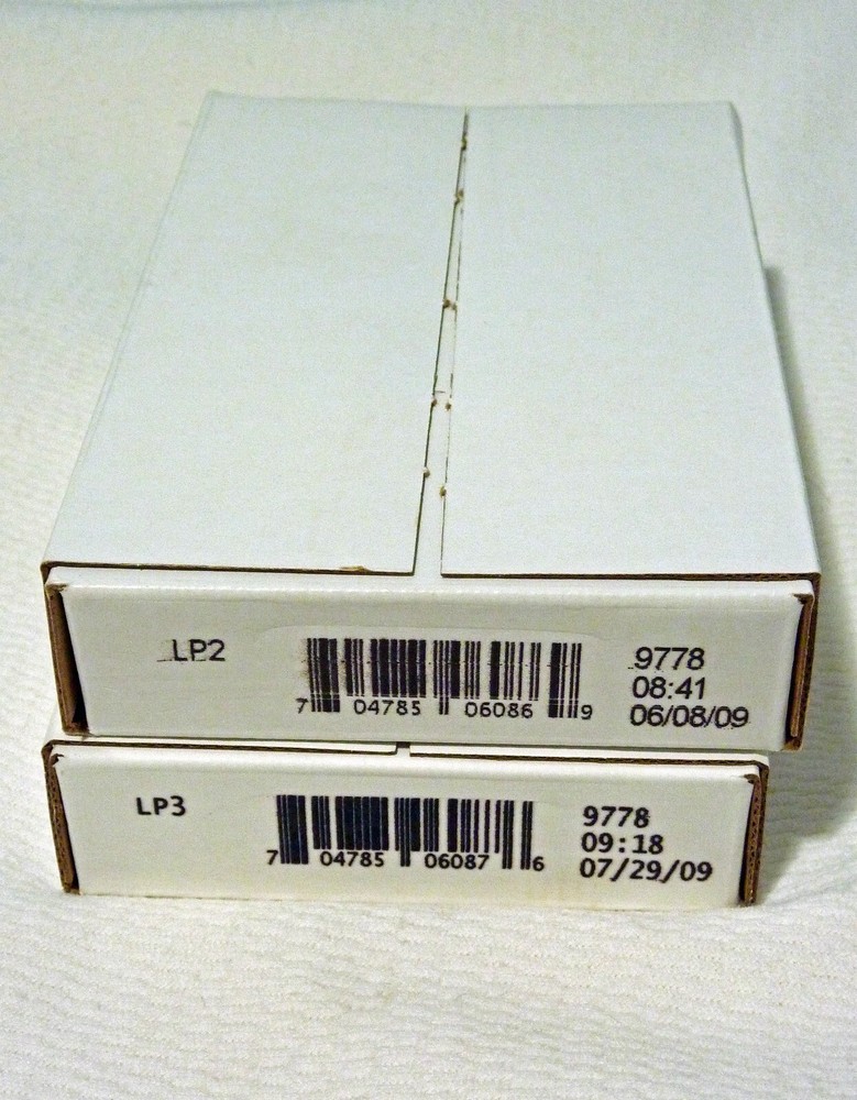 TWO 2009 MINT SEALED LINCOLN CENT 2 ROLL MINT BOX SETS LP2 AND LP3 SEALED BOXES