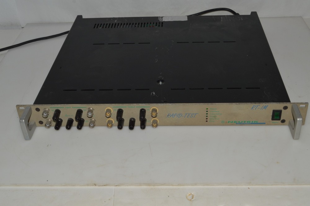 *TC* NEUTRIK RAPID-TEST RT-1M 335  MULTITONE AUDIO ANALYZER (GRM55)