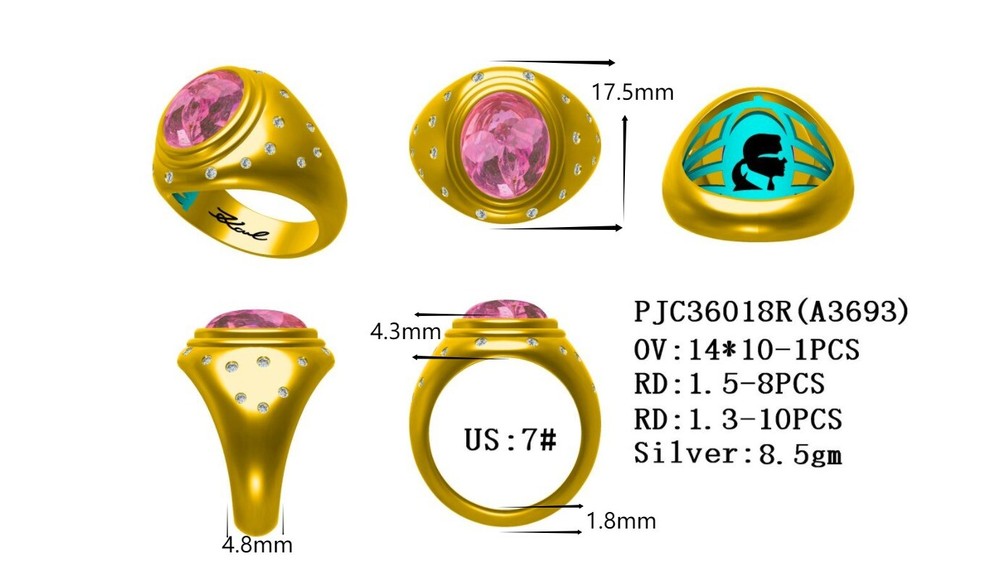 Sterling Silver Semi Mount Ring Setting Oval OV 14x10mm