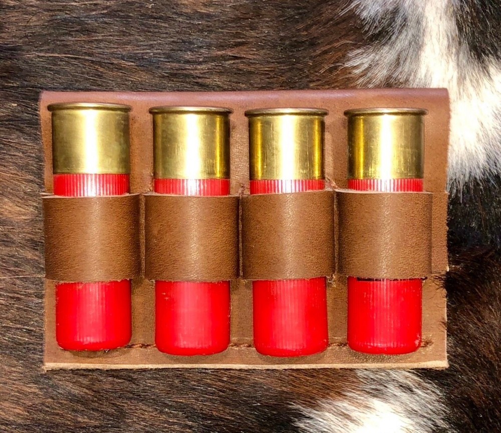 12 Gauge Belt Slide Carrier; 4 Rounds