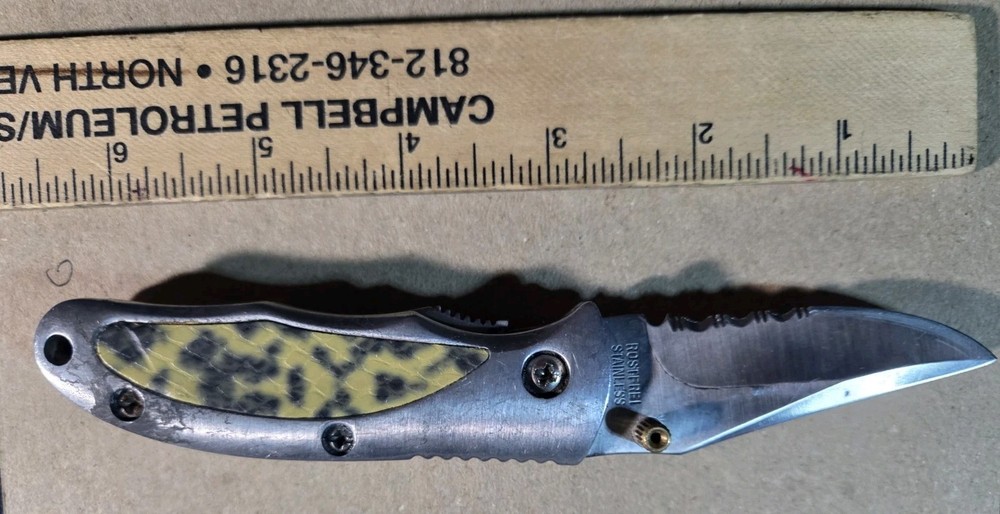 Folding Pocket Knife, China. Lock Blade. Ar2 #a23
