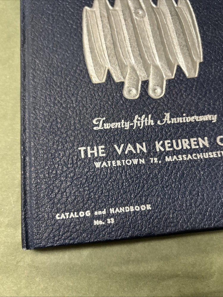 1945 VAN KEUREN PRECISION MEASURING TOOLS CATALOG AND HANDBOOK