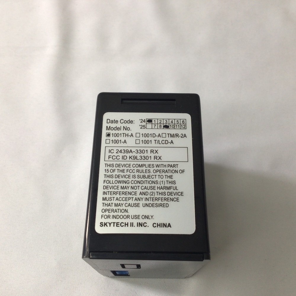 SkyTech Millivolt Wireless Thermostat Remote Fireplace Control BlackOpen Box