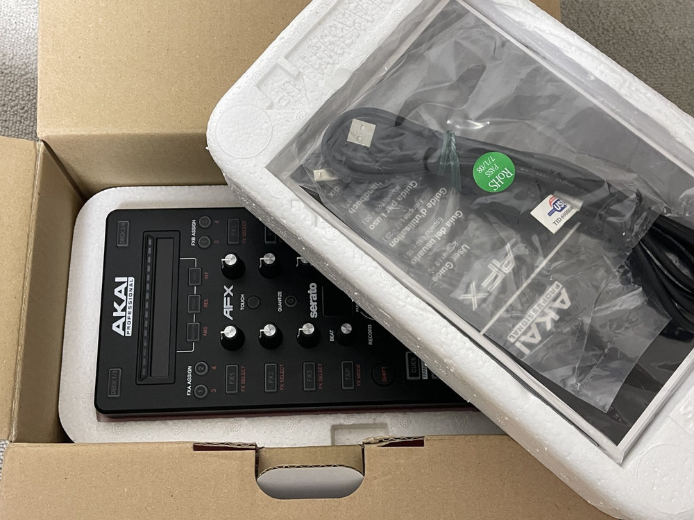 AKAI Professional AFX FX Controller Serato DJ Tested & Working with Original Box