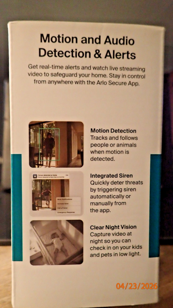 Arlo 2 Pack Pan Tilt Indoor Security Camera 2k
