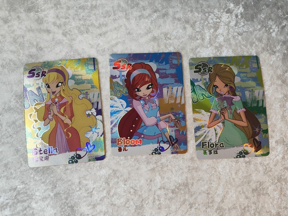 winx club trading cards