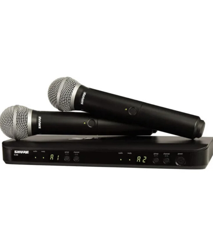 BLX288/PG58 Handheld Wireless Microphone System Come with 2 Microphone US