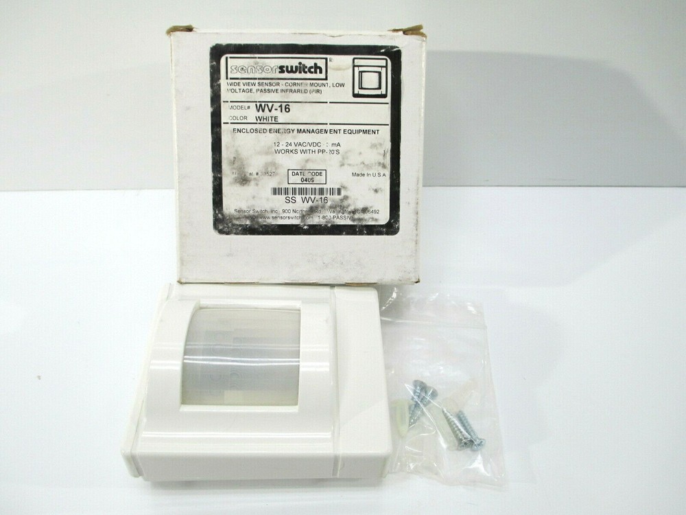 SENSOR SWITCH CORNER MOUNT WIDE VIEW OCCUPANCY SENSOR WV-16 OFFICE NEW