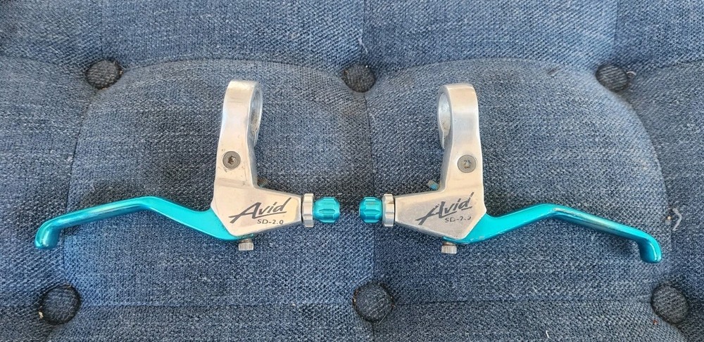Avid SD 2.0 Silver Blue Brake Levers MTB