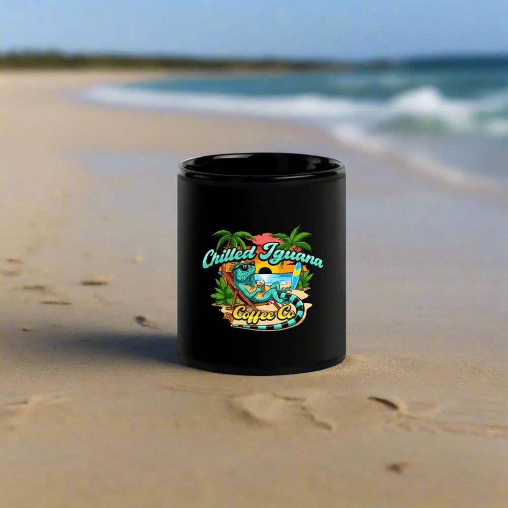 Black Glossy Mug