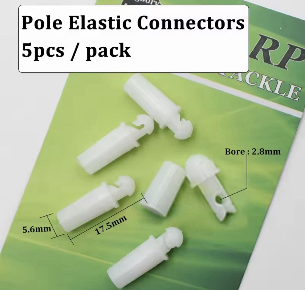 Large Pole Elastic Connector. Pack of 5.