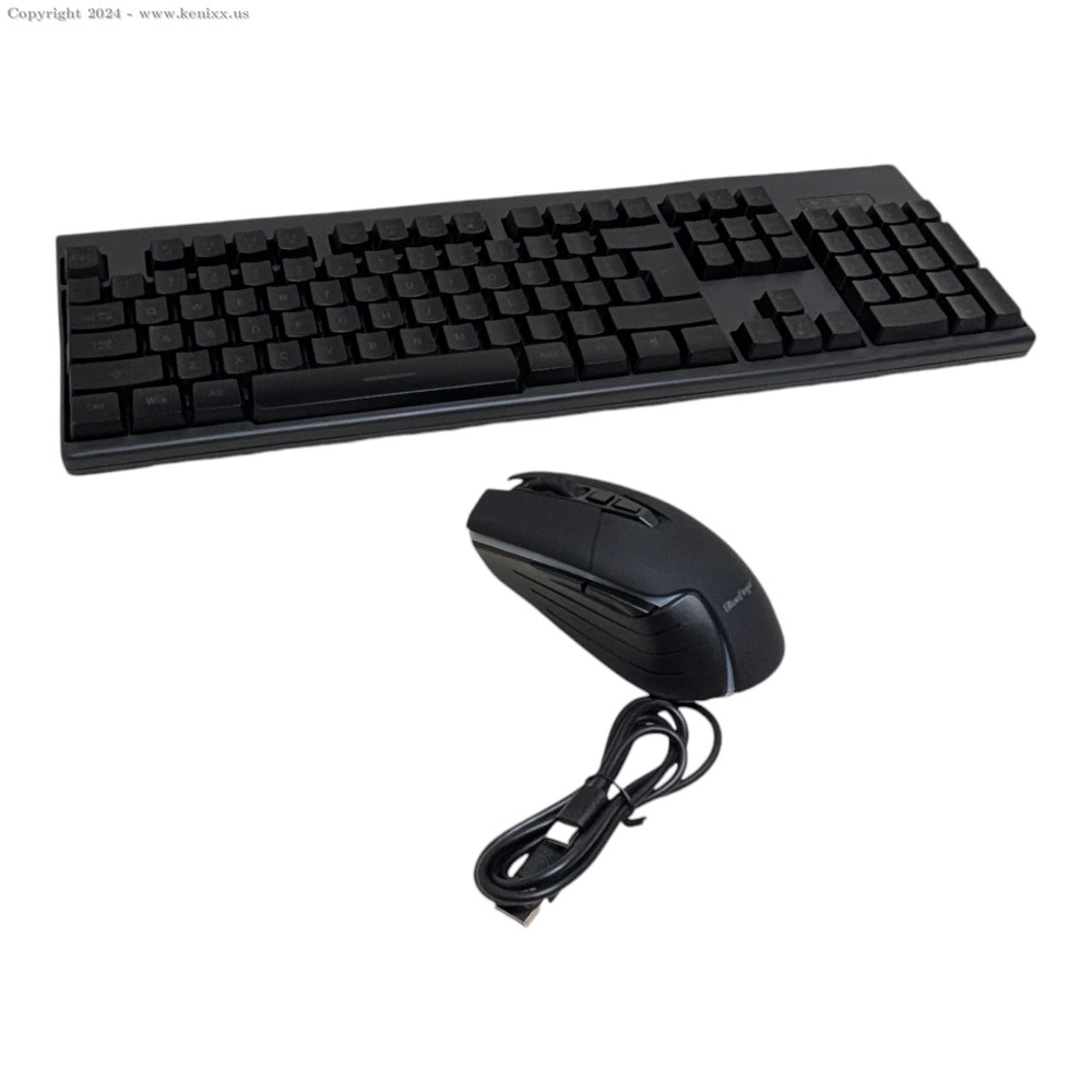 BlueFinger Gaming Keyboard and Mouse ComboGaming Mouse and Keyboard USB Wired