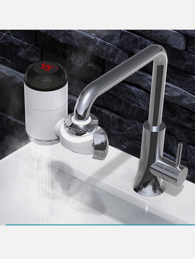 Instant Heating LED Electric Hot Cold Water Heater Faucet Taps 3000W