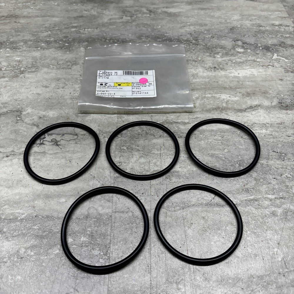 Lot Of 5 Twinco 6-990322 75 O-Ring, New
